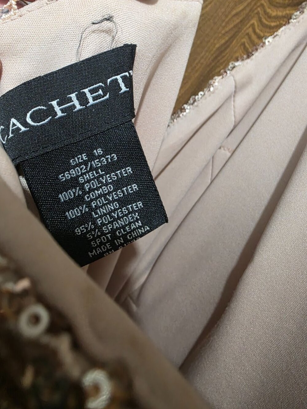 VTG. Y2K style Cachet Halter Maxi Dress - Picture 3 of 3